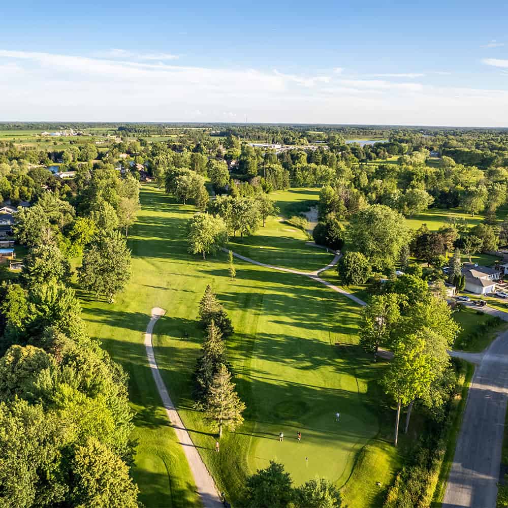 beautifully maintained 18-hole private golf course